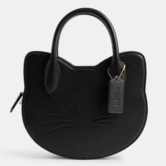 Coach Handbags - New Coach Halloween Black Cat Crossbody CW615